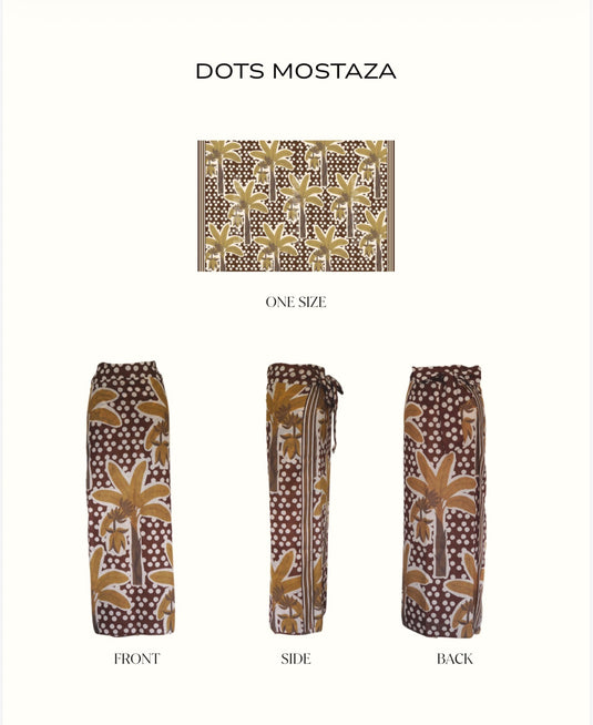 Pareo Dots Mostaza