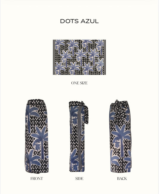 Pareo Dots Azul