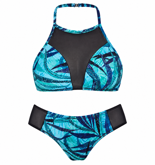 Azul Malla Negra