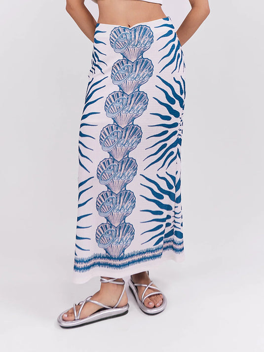 Midi Skirt Oasis Azul
