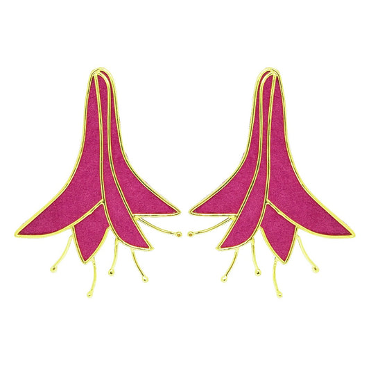 Aretes lilies color