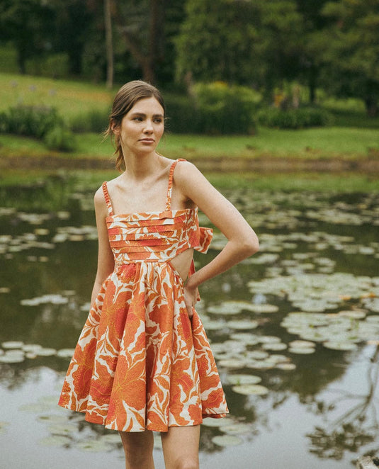 Vestido Irene Naranja