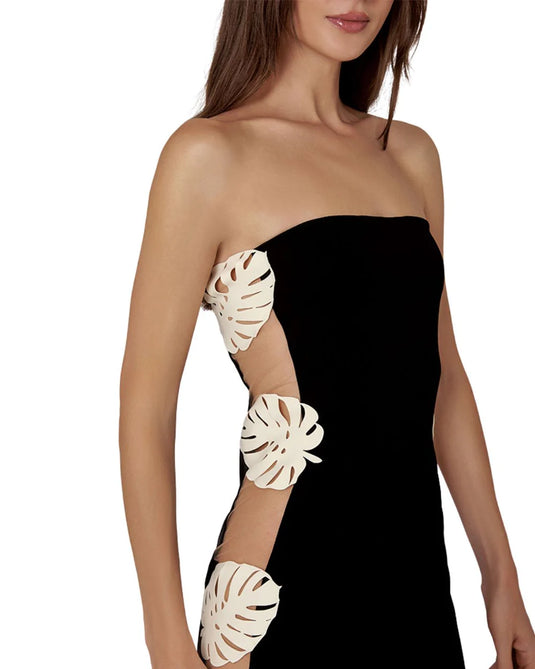 Hoja Rota Dress White