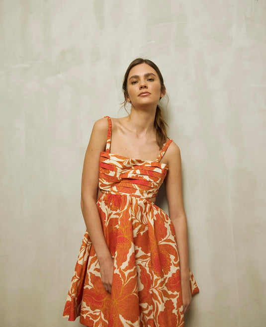 Vestido Irene Naranja