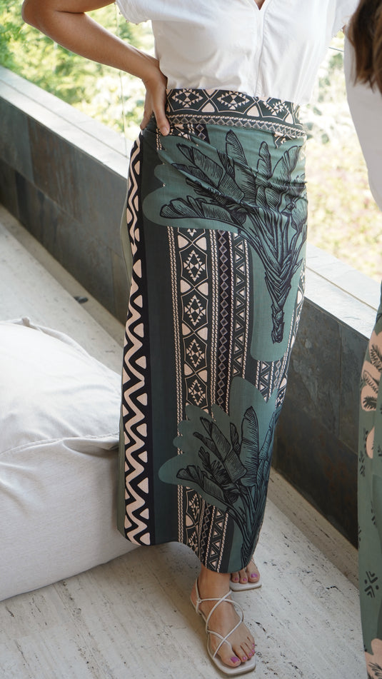 Pareo Banana Black Green