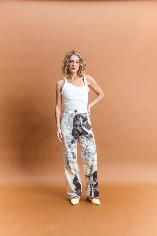 Amber Top Ivory