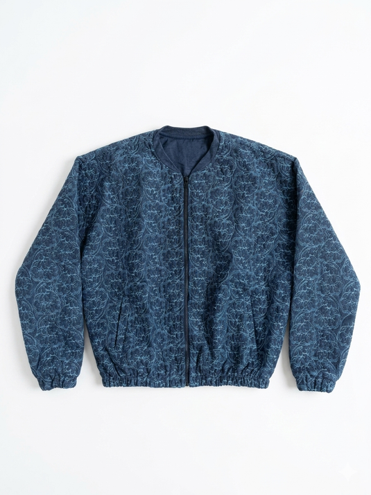 Diana Puffer Jacket Blue DECADAS