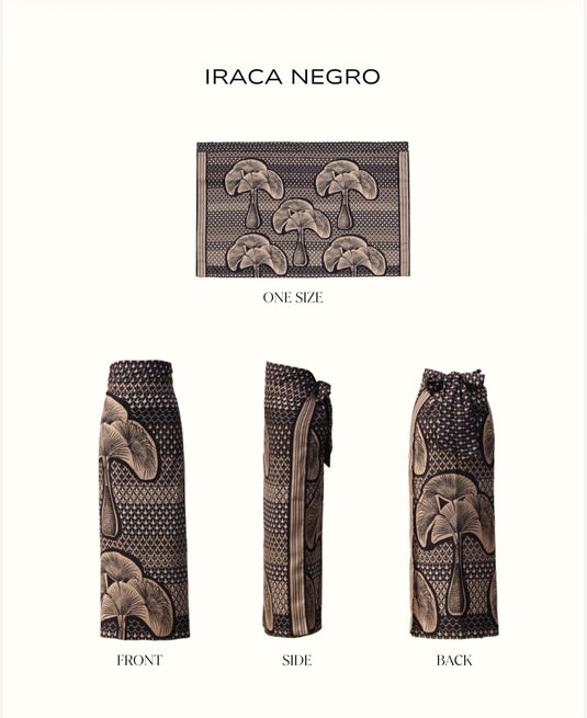 Pareo Iraca Negro