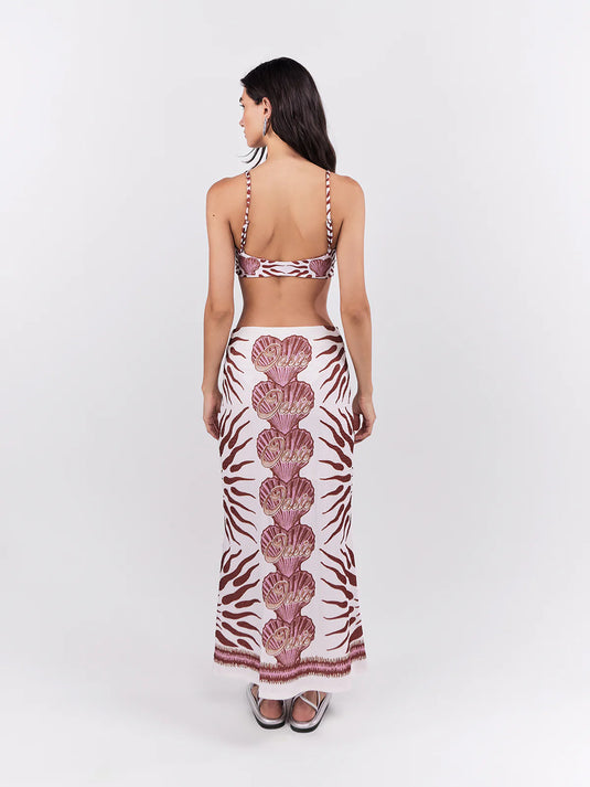 Midi Skirt Oasis Terracota