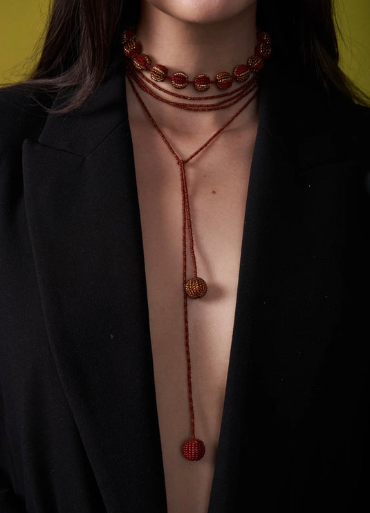 Mamba Necklace Wine