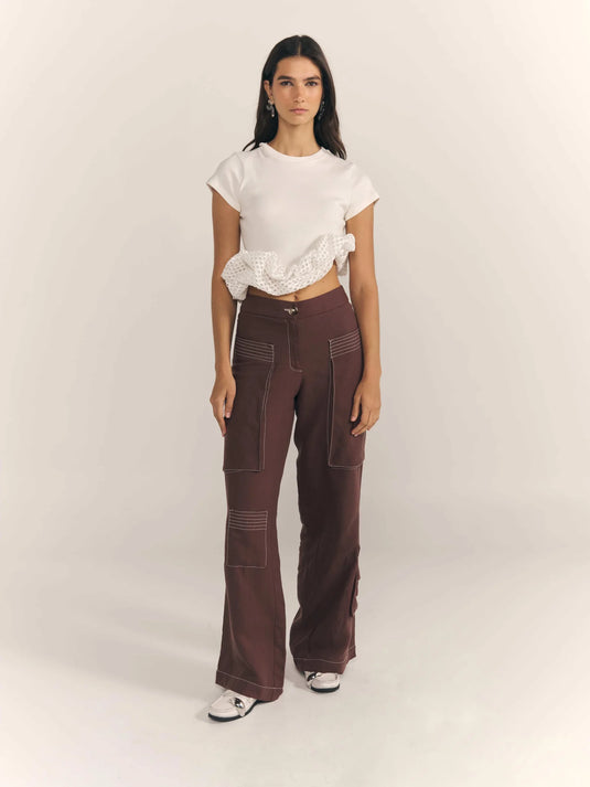 00 CUBO PANT MOCA