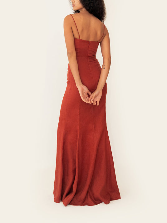 Antonia Dress Sunset Orange AZULU