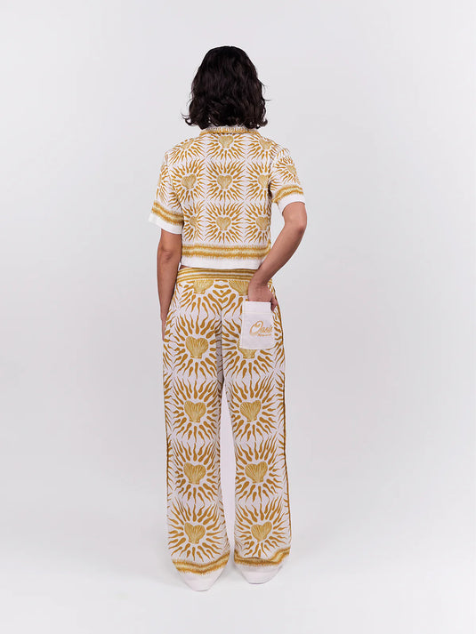 Cropped Polo Oasis Ocre