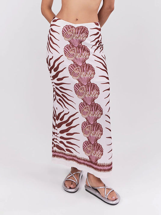 Midi Skirt Oasis Terracota