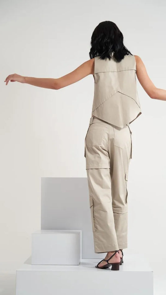 Muro Cargo Pant Greige