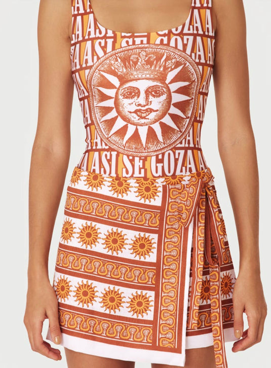 Mini Skirt Goza Terracota