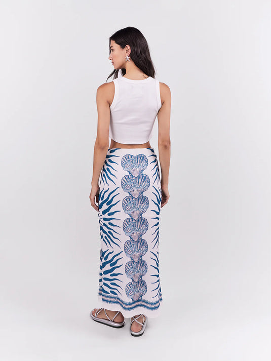 Midi Skirt Oasis Azul