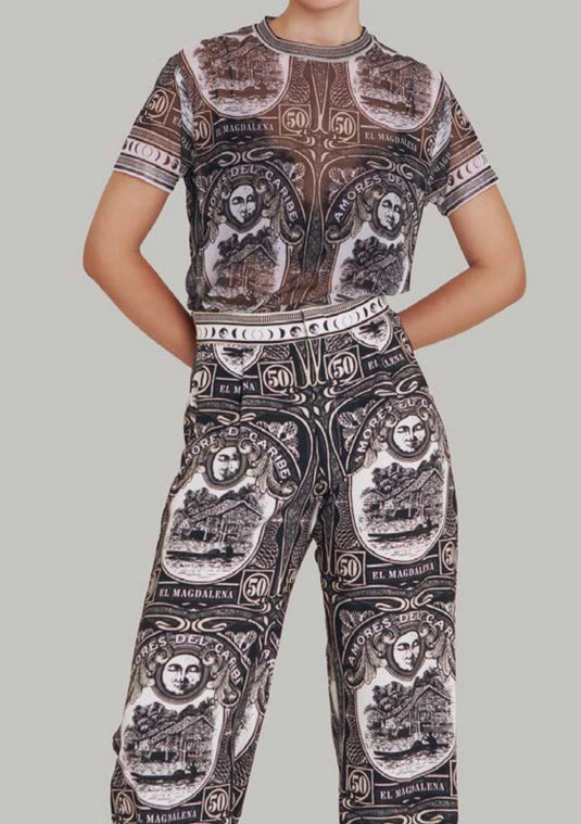 Camiseta Mesh Antojito Negro