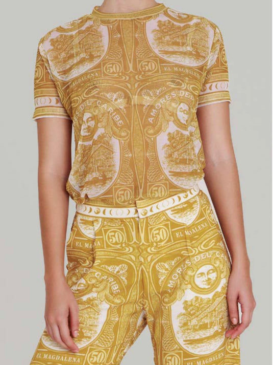 Camiseta Mesh Antojito Oro