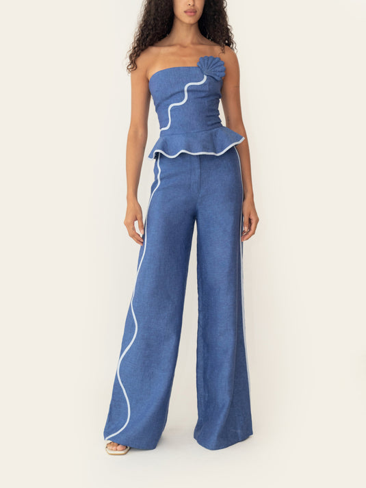 Vaiana Pant Deep Sea Blue AZULU