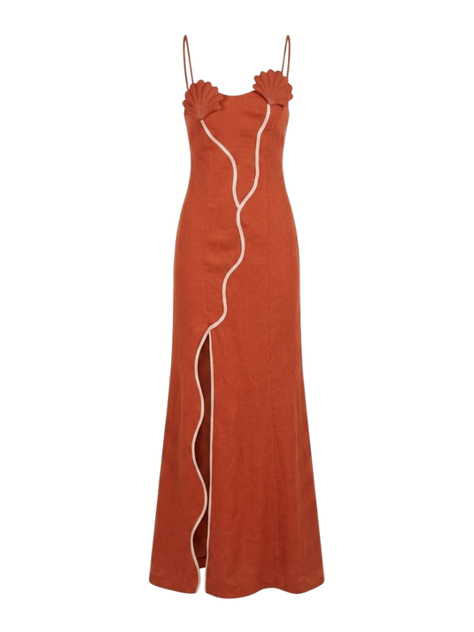 Antonia Dress Sunset Orange AZULU