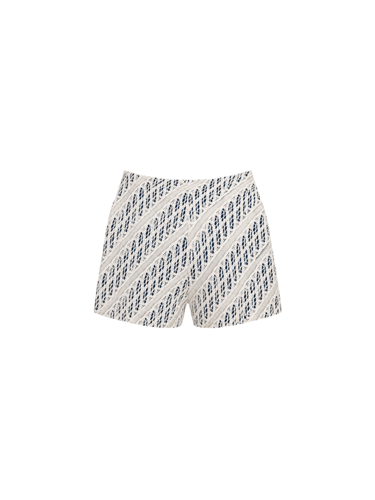 Maureen Short Navy Background AZULU