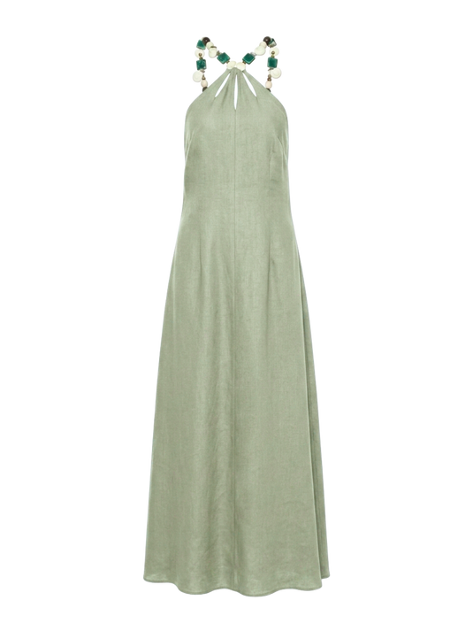 Dakota Dress Seafoam Green AZULU