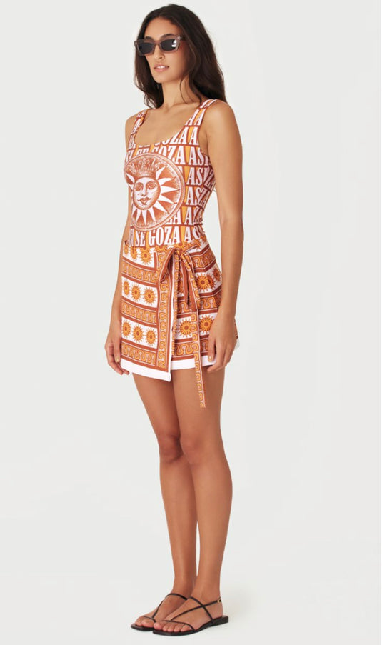 Mini Skirt Goza Terracota