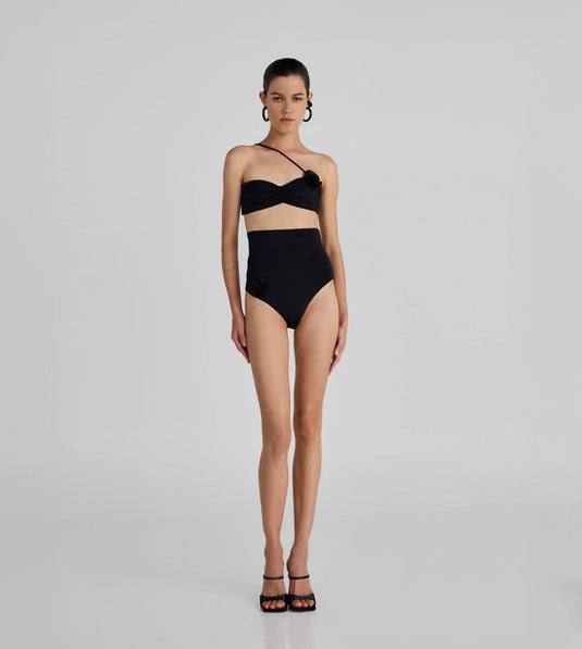 Castaño Bikini Negro