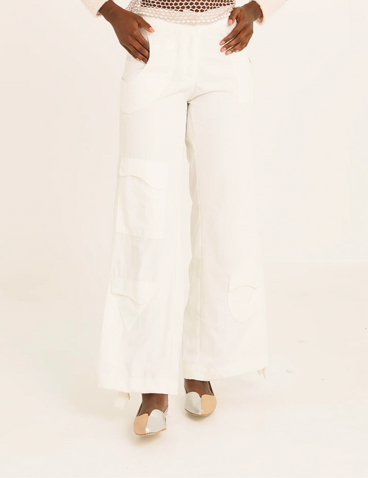 Trapezoida Pant Ivory