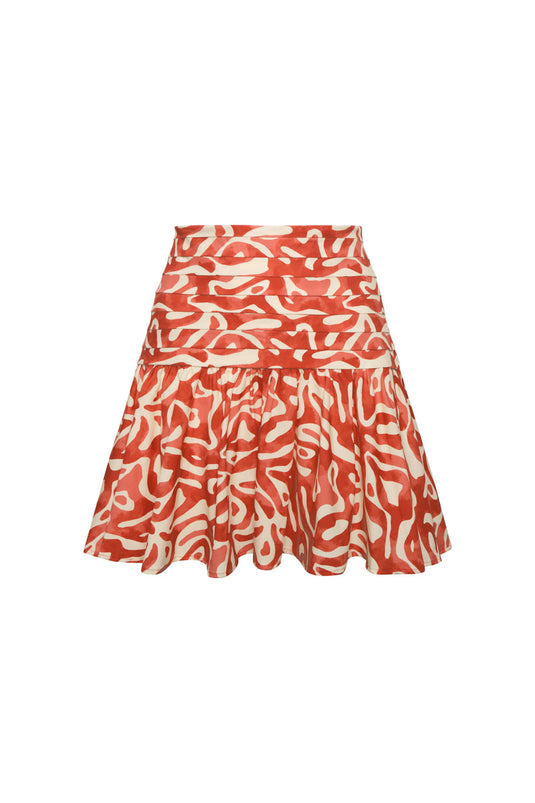 Sylvia Skirt Coral Domus