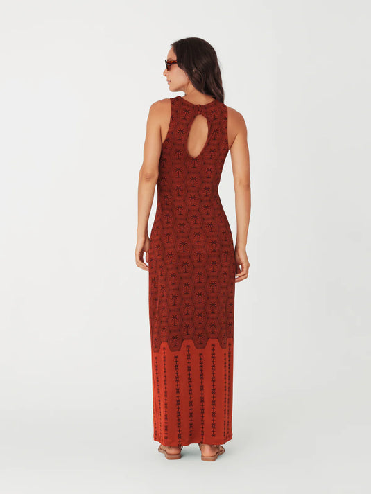 Maxi Dress Record Terracota