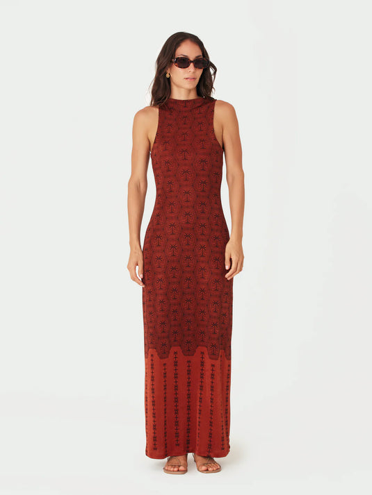 Maxi Dress Record Terracota