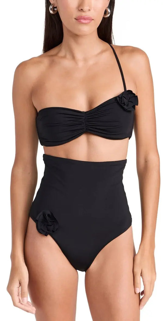 Castaño Bikini Negro