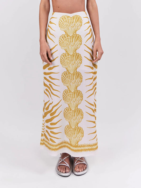 Midi Skirt Oasis Ocre