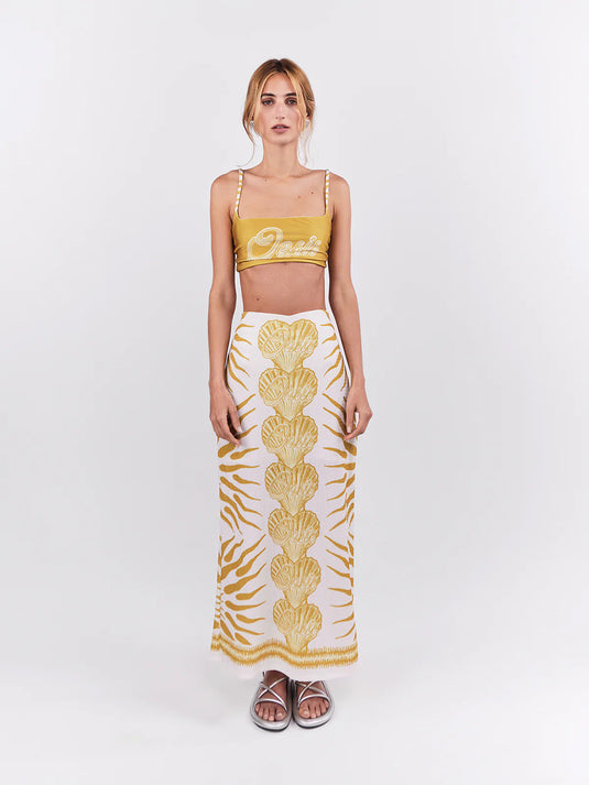 Midi Skirt Oasis Ocre