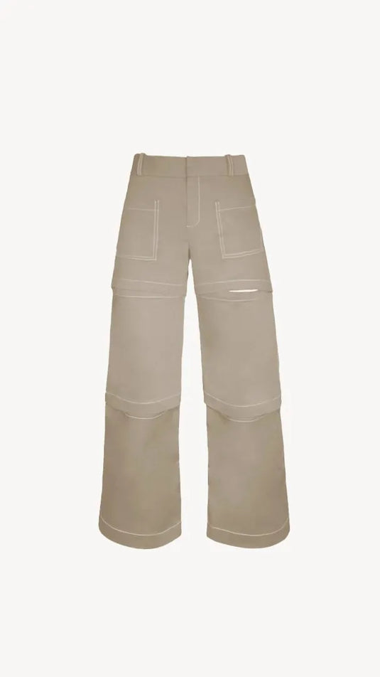 Pantalón Cortes Greige