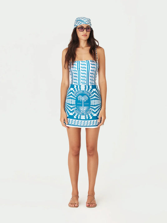 Mini Skirt Paradise Azul