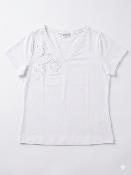 Mae T-Shirt Blanca DECADAS