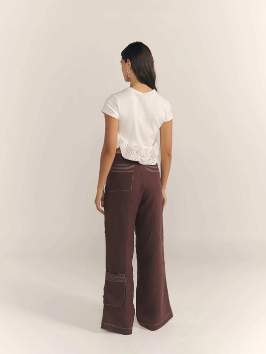 00 CUBO PANT MOCA