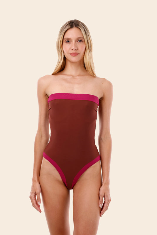 RASPBERRY COLOR BLEND LUNARIA ONE PIECE