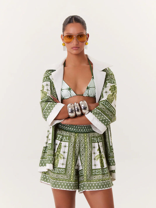 Blusa Tropical verde