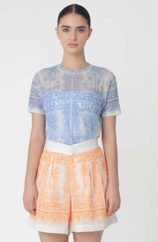 Camiseta Mesh Antojito 22 Azul