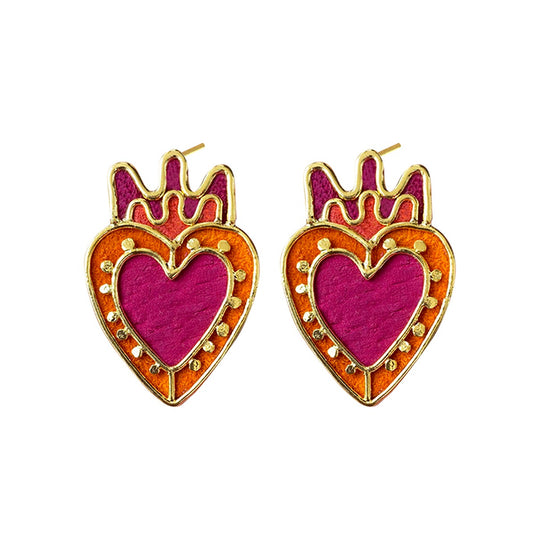 Stud mini corazon y punto