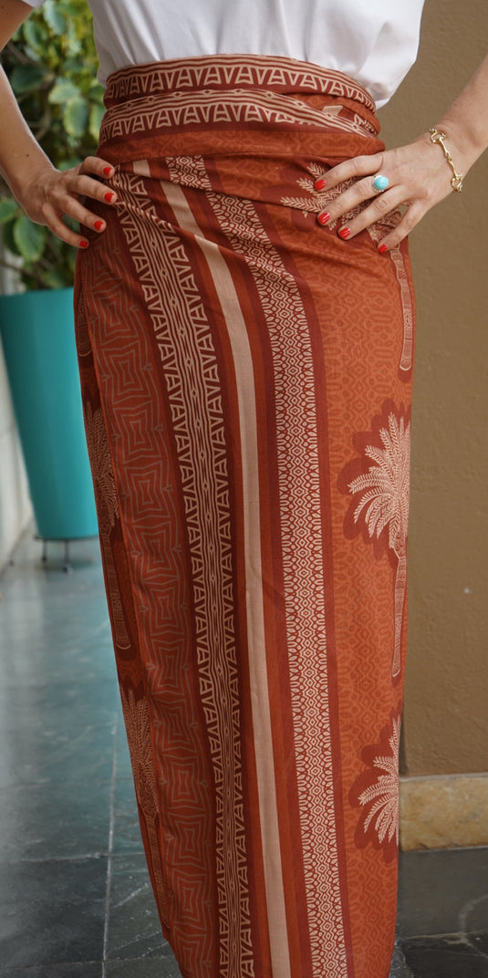 Pareo Datil Terracota