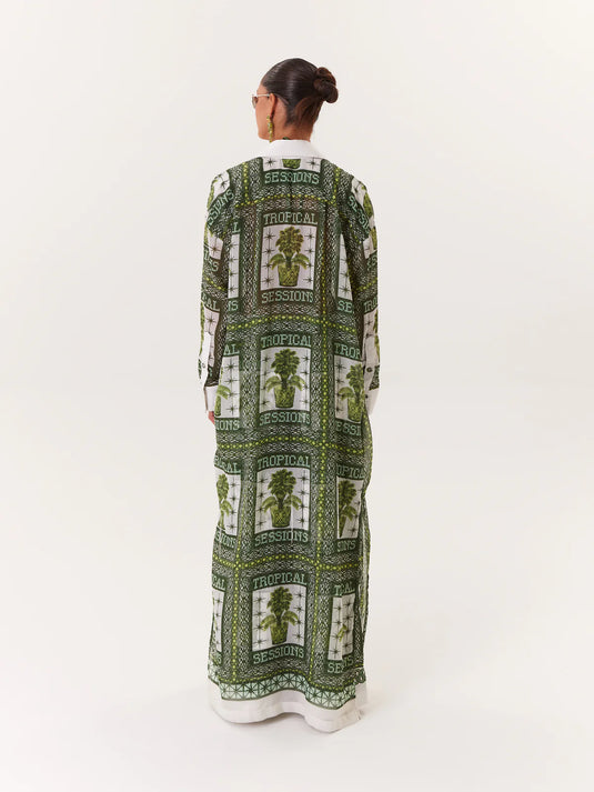 Kimono Tropical Verde