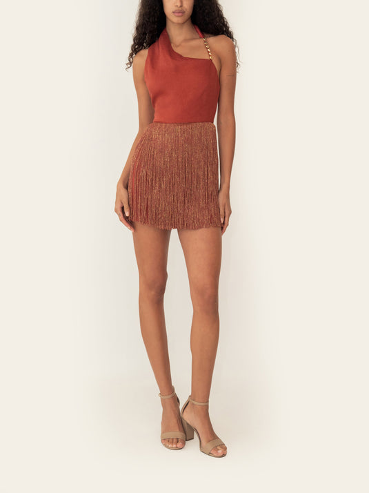 Palmer Dress Sunset Orange AZULU