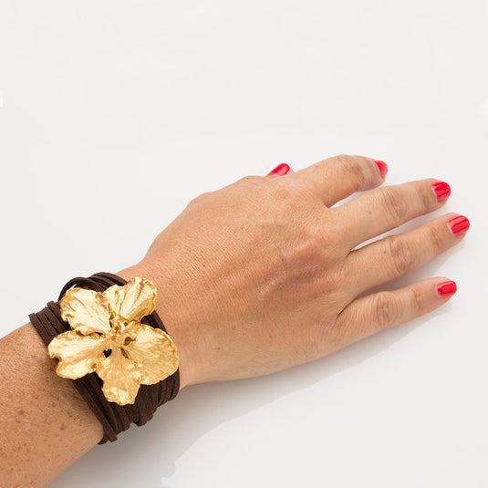 Pulsera Vanda Cuero