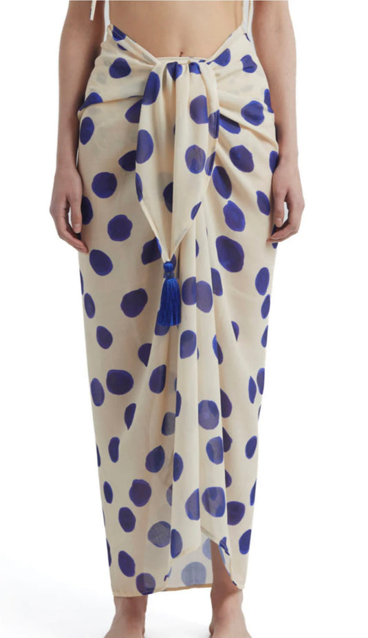 Taylor Skirt Blue Dots