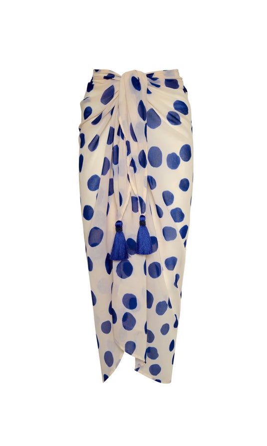 Taylor Skirt Blue Dots